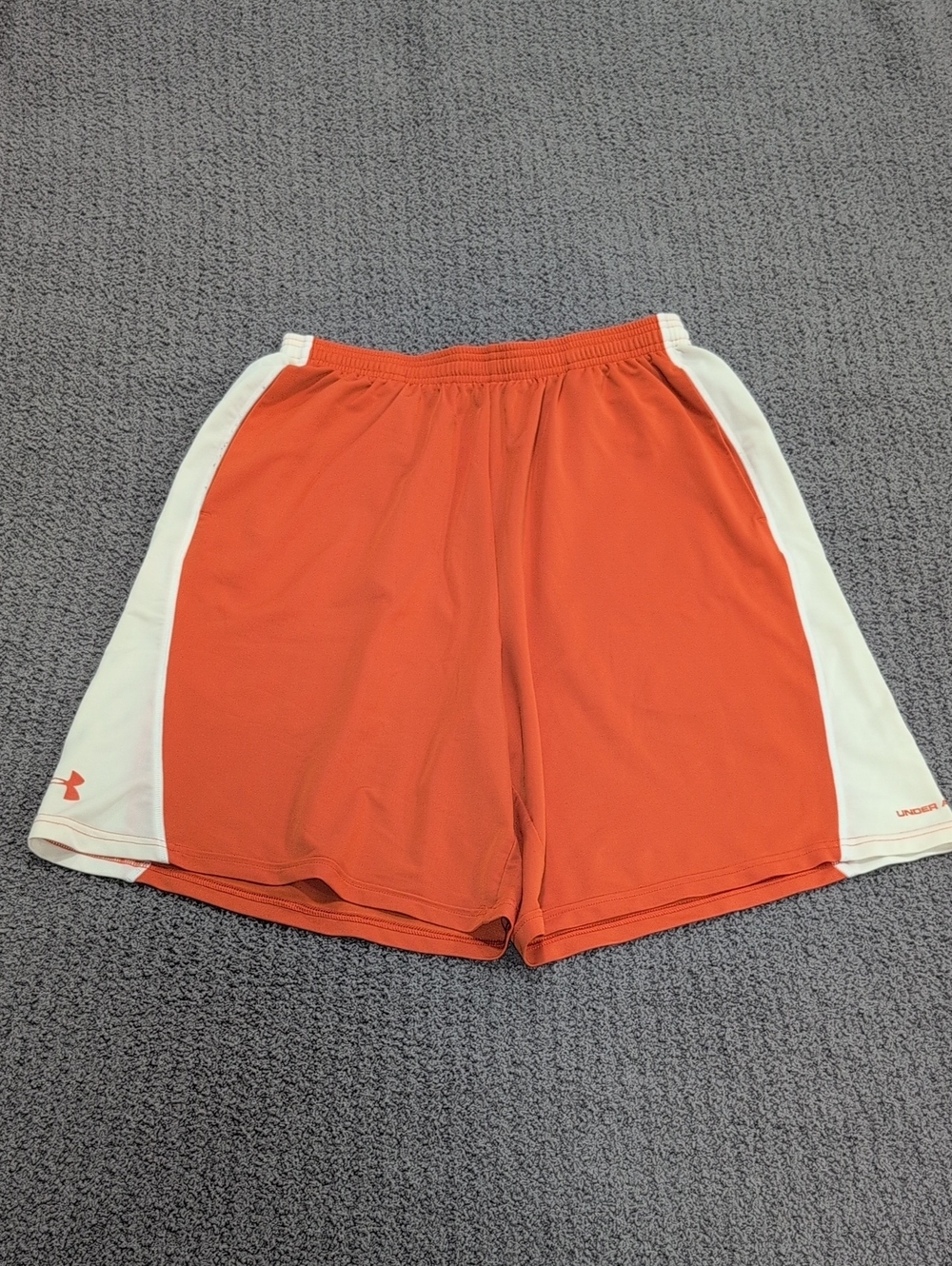 Under Armour Men's Orange Loose Heat Gear Athletic Shorts